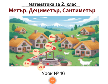 Урок № 16. Метър. Дециметър. Сантиметър